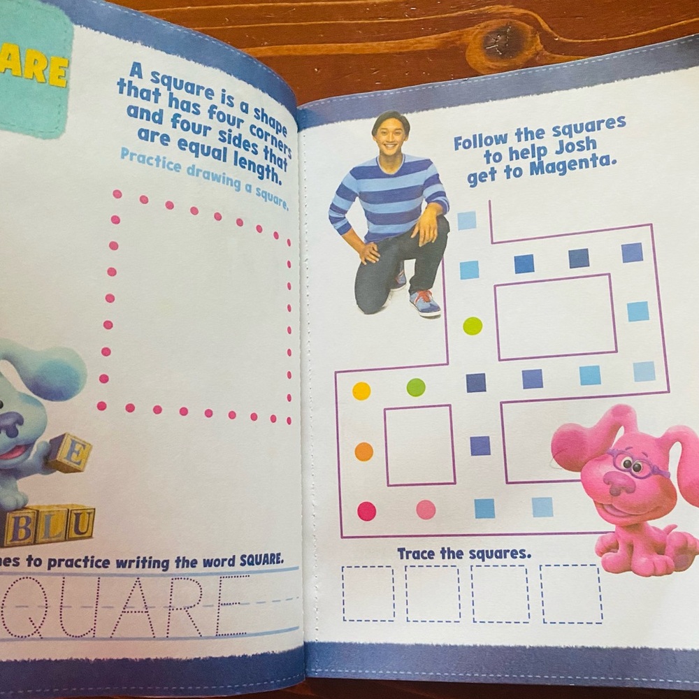 Blues Clues Shapes and Sizes Learning Workbook - Picture 3 of 5